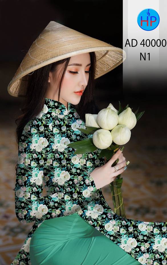 Vải Áo Dài Hoa Đều Thiết Kế 2021 AD 400000