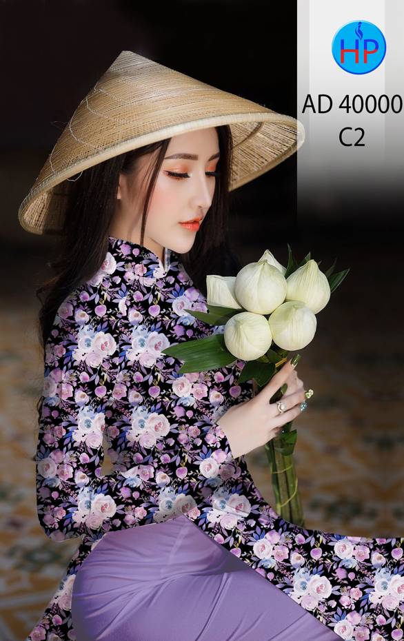 Vải Áo Dài Hoa Đều Thiết Kế 2021 AD 400000