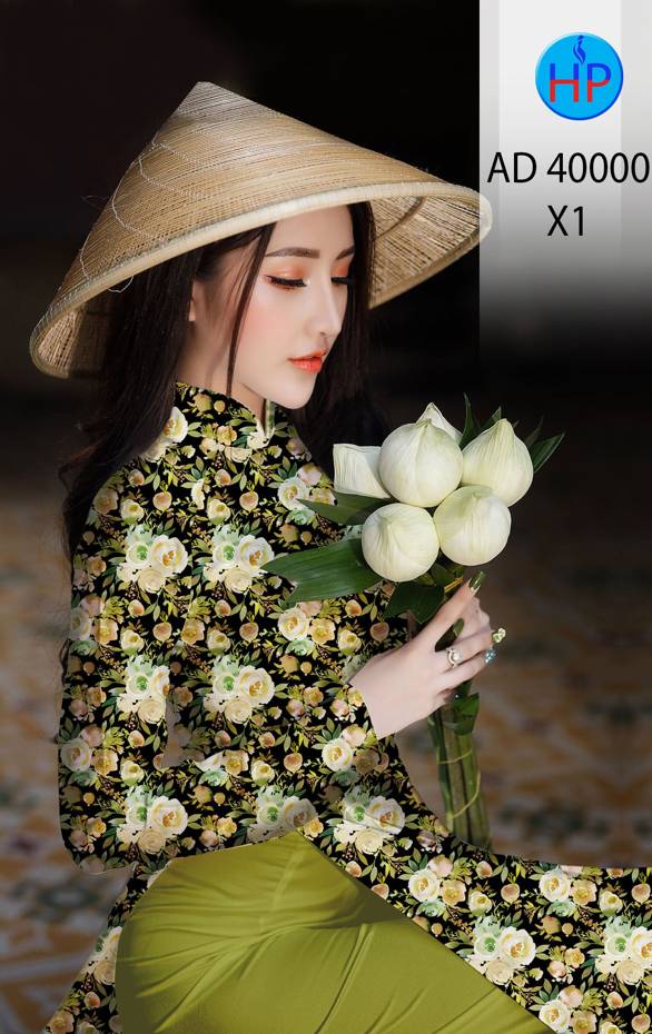 Vải Áo Dài Hoa Đều Thiết Kế 2021 AD 400000