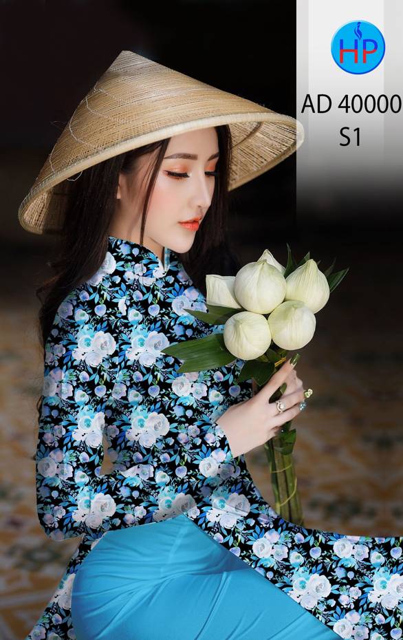 Vải Áo Dài Hoa Đều Thiết Kế 2021 AD 400000
