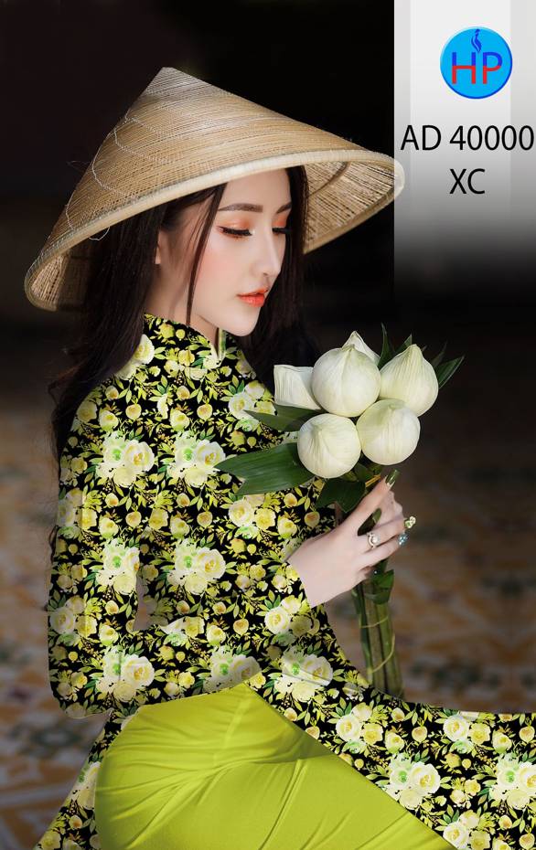 Vải Áo Dài Hoa Đều Thiết Kế 2021 AD 400000