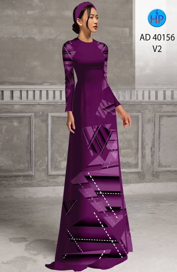 Vải Áo Dài Hoa Văn Kiểu Mới AD 40156 38 Vải Áo Dài Hoa Văn Kiểu Mới AD 40156