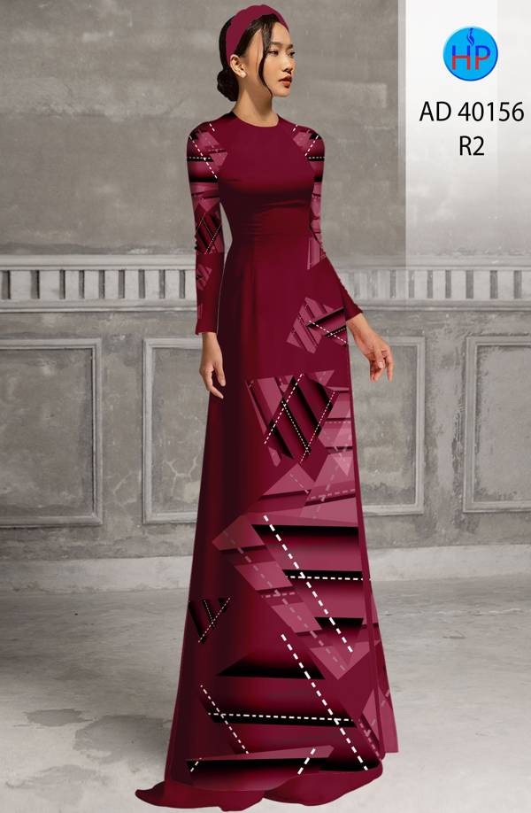 Vải Áo Dài Hoa Văn Kiểu Mới AD 40156 41 Vải Áo Dài Hoa Văn Kiểu Mới AD 40156