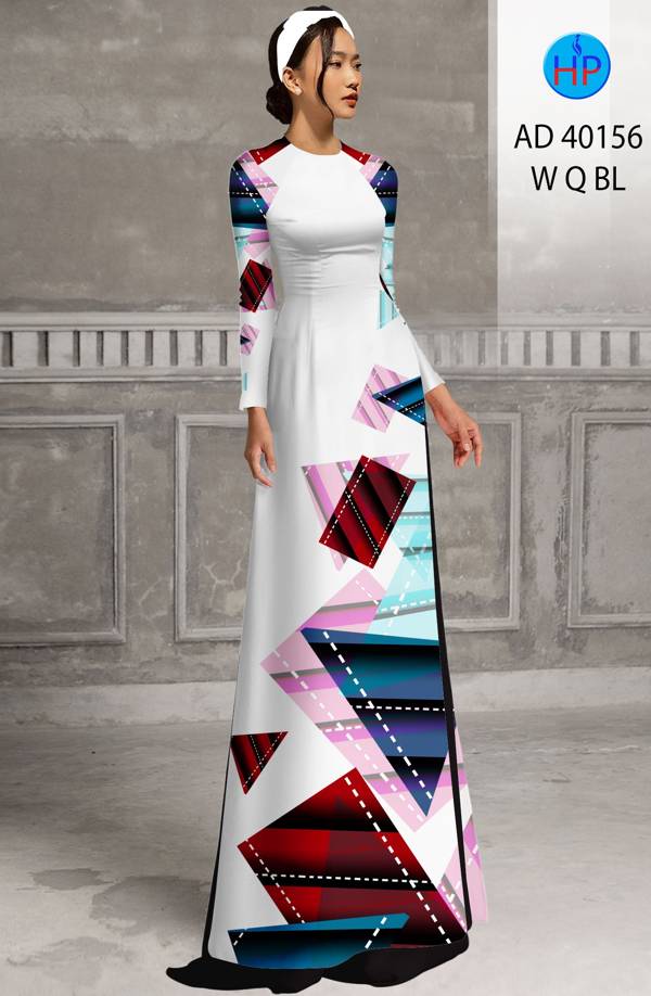 Vải Áo Dài Hoa Văn Kiểu Mới AD 40156 51 Vải Áo Dài Hoa Văn Kiểu Mới AD 40156