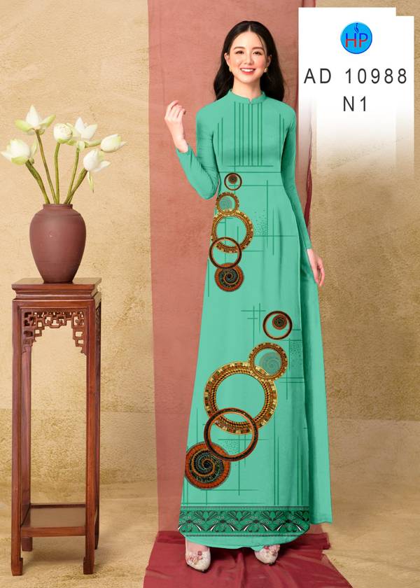 Vải Áo Dài Hoa Văn Vừa Ra AD 10988 46 Vải Áo Dài Hoa Văn Vừa Ra AD 10988