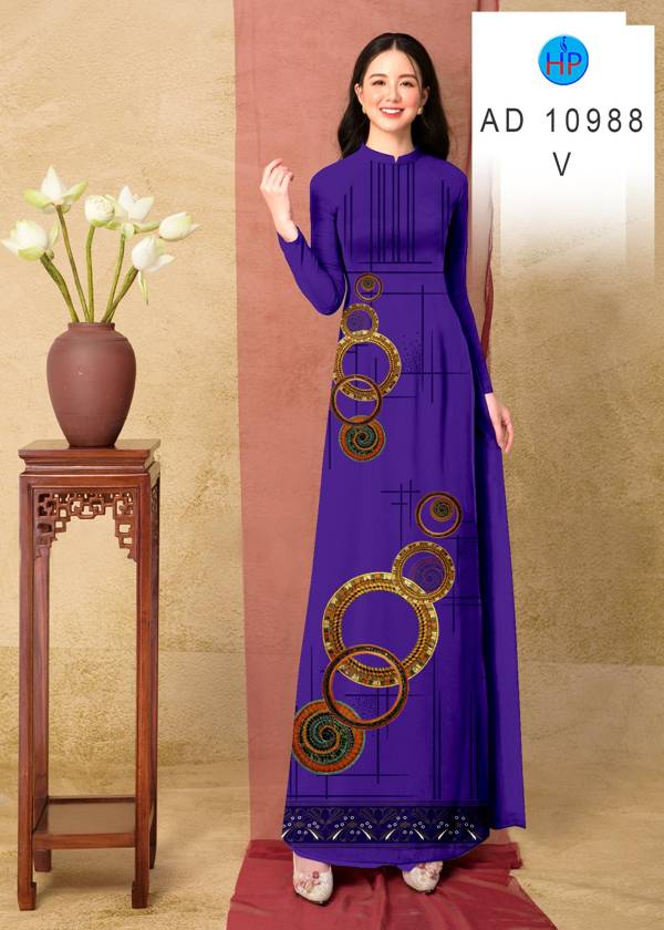 Vải Áo Dài Hoa Văn Vừa Ra AD 10988 52 Vải Áo Dài Hoa Văn Vừa Ra AD 10988