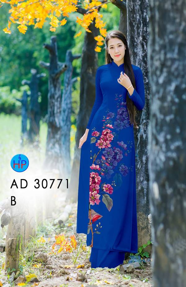 Vải Áo Dài Hoa In 3D Vừa Ra AD 30771 38 Vải Áo Dài Hoa In 3D Vừa Ra  AD 30771