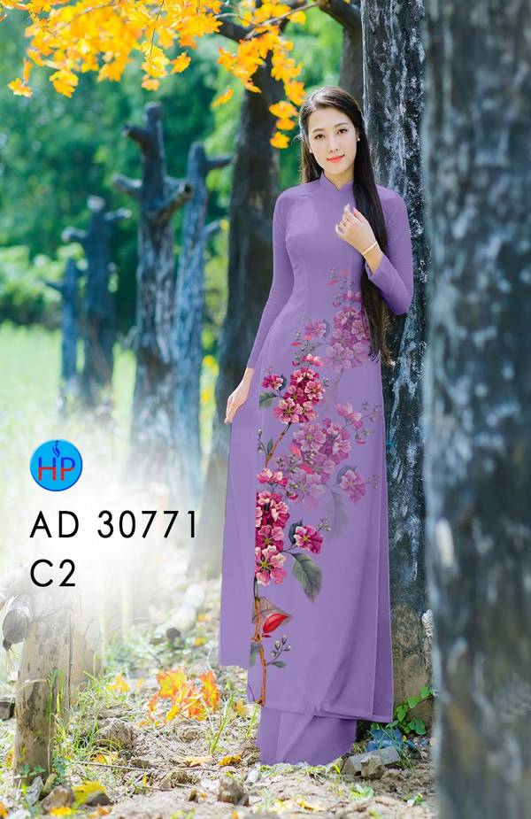 Vải Áo Dài Hoa In 3D Vừa Ra AD 30771 40 Vải Áo Dài Hoa In 3D Vừa Ra  AD 30771