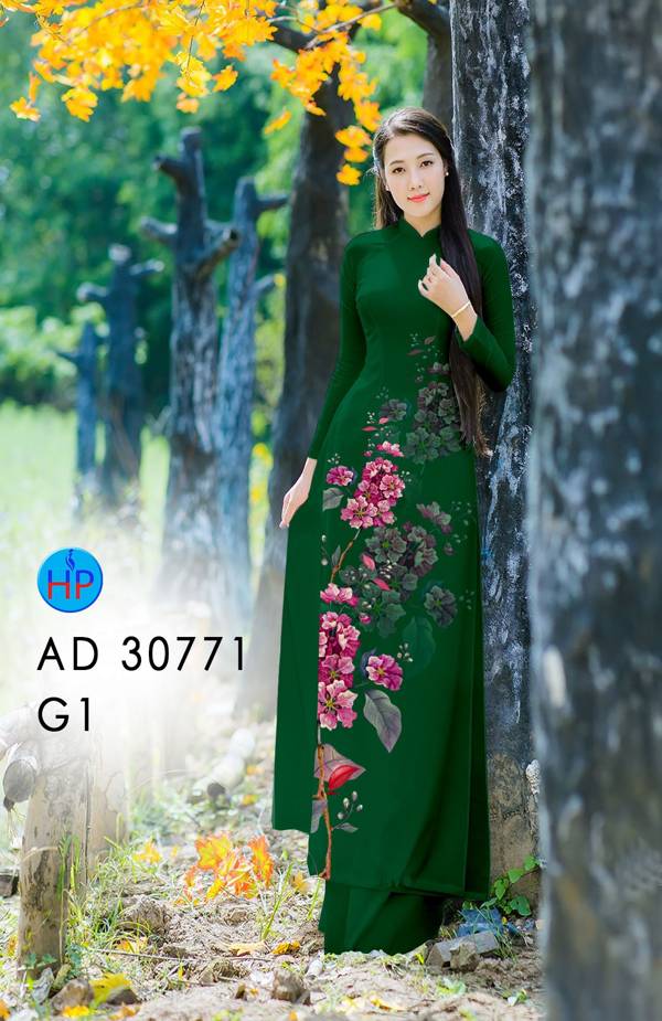 Vải Áo Dài Hoa In 3D Vừa Ra AD 30771 41 Vải Áo Dài Hoa In 3D Vừa Ra  AD 30771