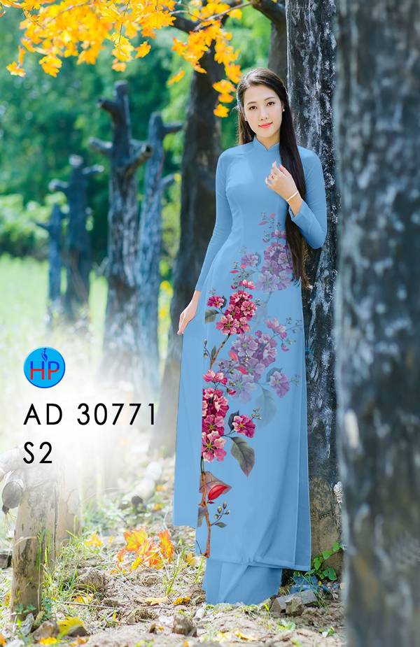 Vải Áo Dài Hoa In 3D Vừa Ra AD 30771 43 Vải Áo Dài Hoa In 3D Vừa Ra  AD 30771
