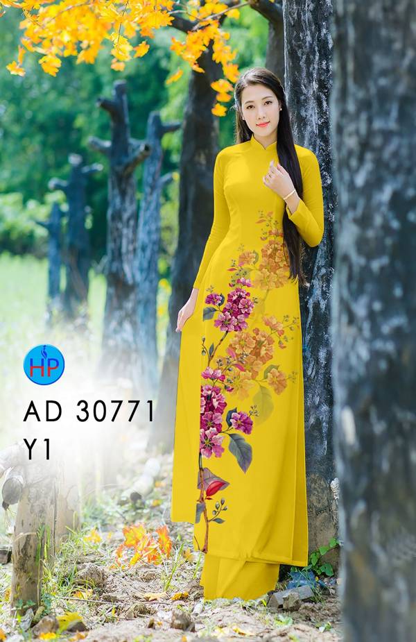 Vải Áo Dài Hoa In 3D Vừa Ra AD 30771 44 Vải Áo Dài Hoa In 3D Vừa Ra  AD 30771