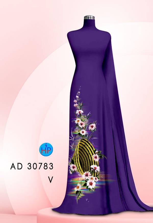 Vải Áo Dài Hoa Cúc Mới Ra AD 30783 37 Vải Áo Dài Hoa Cúc Mới Ra AD 30783