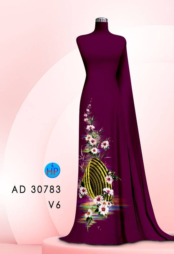 Vải Áo Dài Hoa Cúc Mới Ra AD 30783 38 Vải Áo Dài Hoa Cúc Mới Ra AD 30783