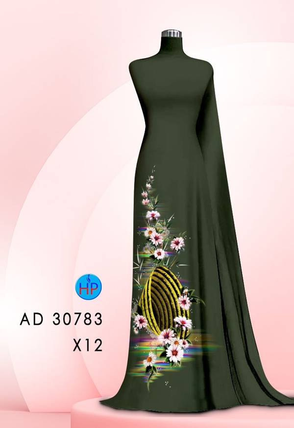Vải Áo Dài Hoa Cúc Mới Ra AD 30783 40 Vải Áo Dài Hoa Cúc Mới Ra AD 30783