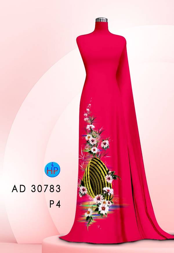 Vải Áo Dài Hoa Cúc Mới Ra AD 30783 42 Vải Áo Dài Hoa Cúc Mới Ra AD 30783