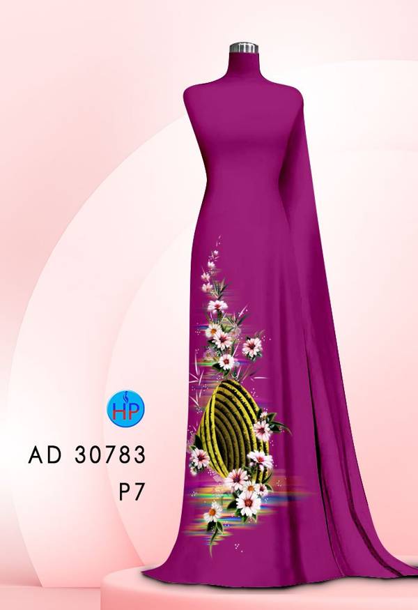 Vải Áo Dài Hoa Cúc Mới Ra AD 30783 43 Vải Áo Dài Hoa Cúc Mới Ra AD 30783