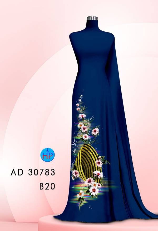 Vải Áo Dài Hoa Cúc Mới Ra AD 30783 49 Vải Áo Dài Hoa Cúc Mới Ra AD 30783
