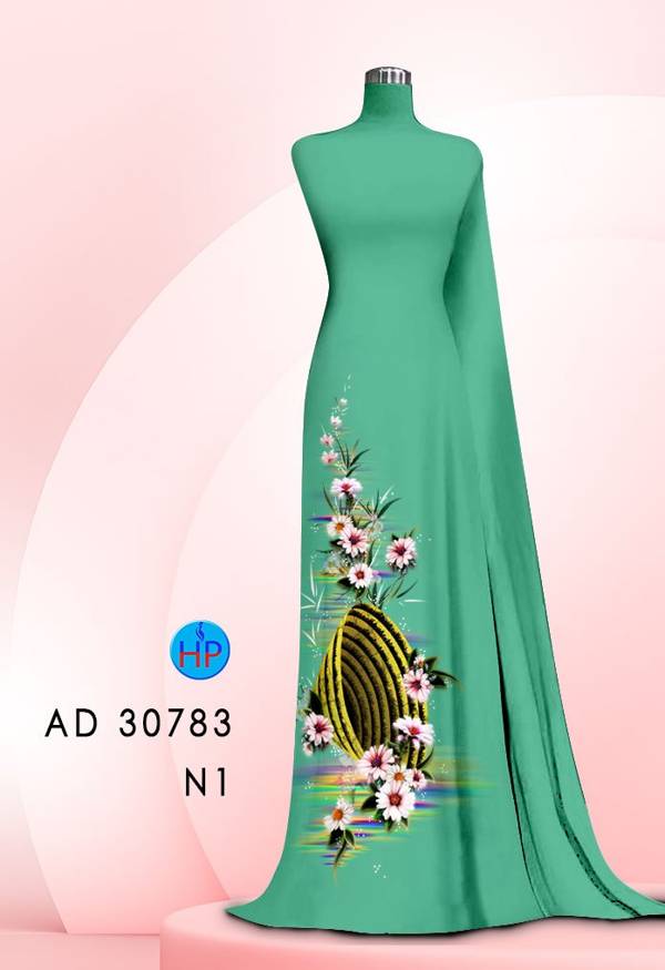 Vải Áo Dài Hoa Cúc Mới Ra AD 30783 51 Vải Áo Dài Hoa Cúc Mới Ra AD 30783
