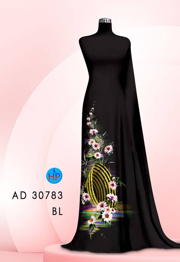 Vải Áo Dài Hoa Cúc Mới Ra AD 30783 50 Vải Áo Dài Hoa Cúc Mới Ra AD 30783