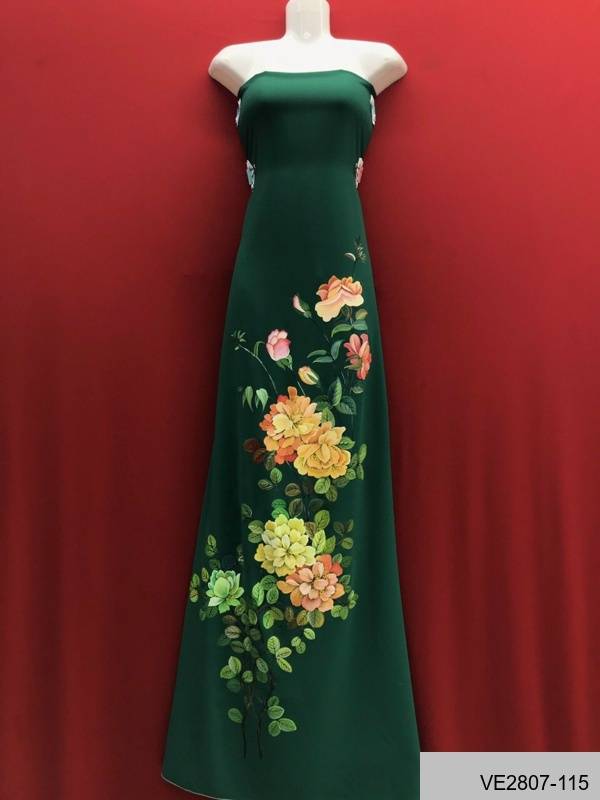 Vải Áo Dài Thái Tuấn Vẽ Hoa Thiết Kế 2021 AD VE2807_114 13 Vải Áo Dài Thái Tuấn Vẽ Hoa Thiết Kế 2021 AD VE2807_114