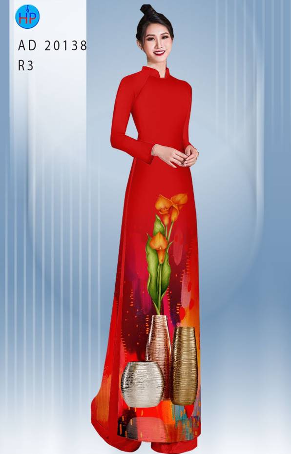 Vải Áo Dài Hoa Ly Thiết Kế 2021 AD 20138 41 Vải Áo Dài Hoa Ly Thiết Kế 2021 AD 20138