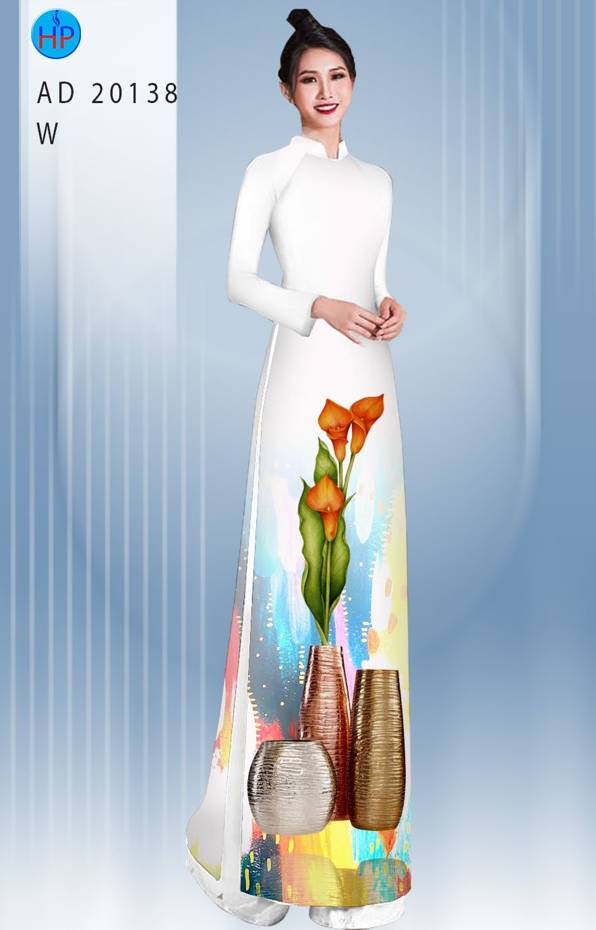 Vải Áo Dài Hoa Ly Thiết Kế 2021 AD 20138 47 Vải Áo Dài Hoa Ly Thiết Kế 2021 AD 20138
