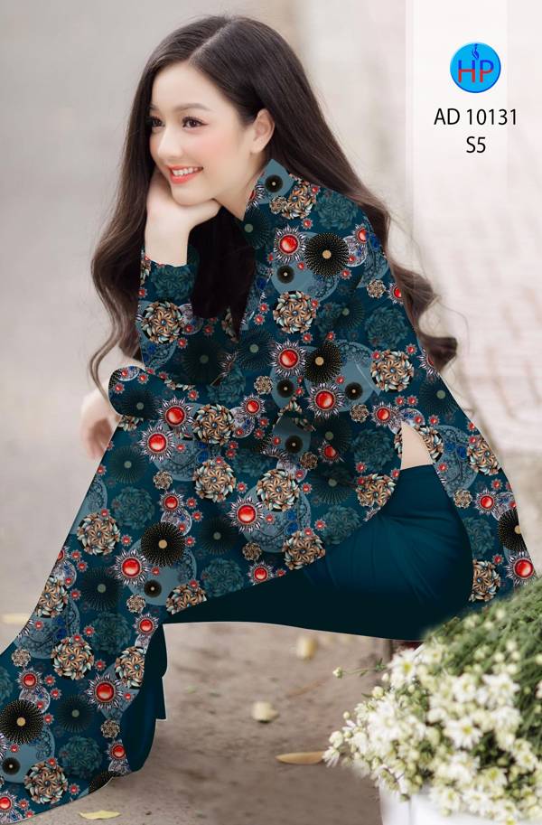 Vải Áo Dài Hoa Văn Kiểu Mới AD 10131 42 Vải Áo Dài Hoa Văn Kiểu Mới AD 10131