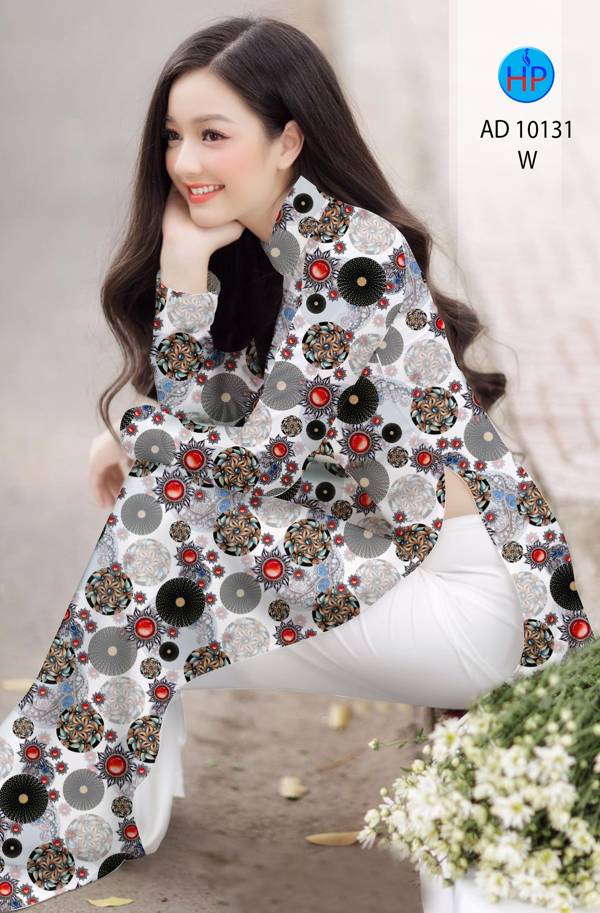 Vải Áo Dài Hoa Văn Kiểu Mới AD 10131 46 Vải Áo Dài Hoa Văn Kiểu Mới AD 10131