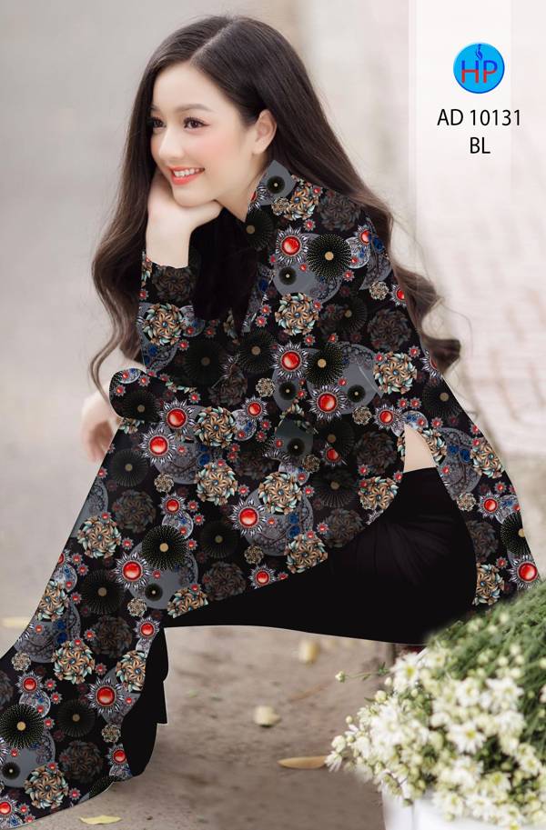 Vải Áo Dài Hoa Văn Kiểu Mới AD 10131 47 Vải Áo Dài Hoa Văn Kiểu Mới AD 10131