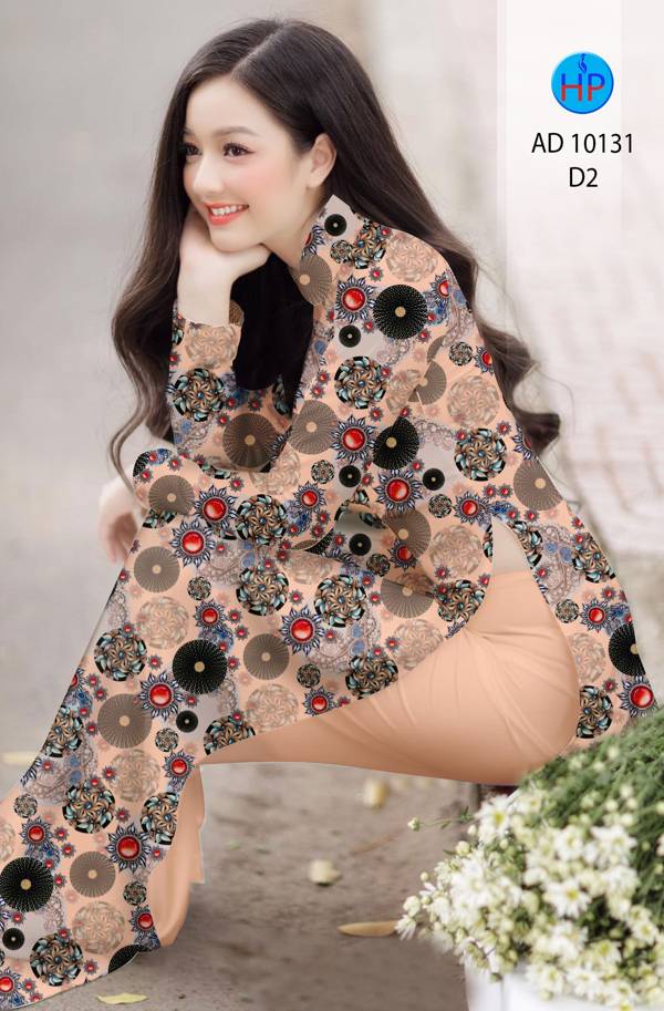 Vải Áo Dài Hoa Văn Kiểu Mới AD 10131 48 Vải Áo Dài Hoa Văn Kiểu Mới AD 10131