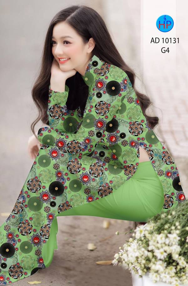 Vải Áo Dài Hoa Văn Kiểu Mới AD 10131 50 Vải Áo Dài Hoa Văn Kiểu Mới AD 10131