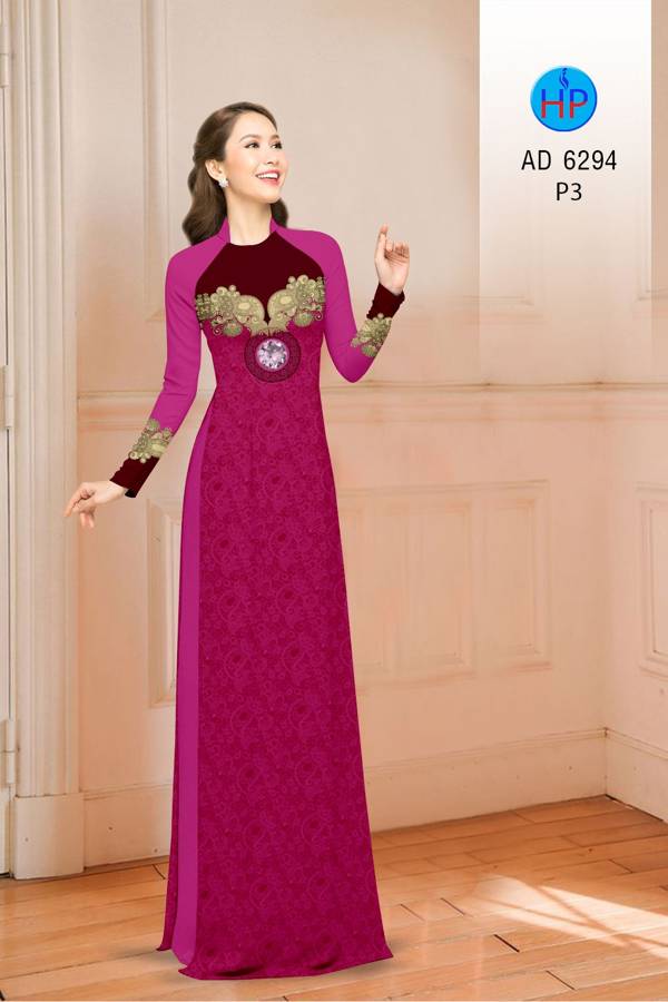 Vải Áo Dài Hoa Văn Mới Ra AD 6294 39 Vải Áo Dài Hoa Văn Mới Ra AD 6294