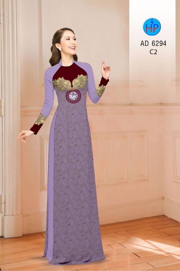 Vải Áo Dài Hoa Văn Mới Ra AD 6294 43 Vải Áo Dài Hoa Văn Mới Ra AD 6294