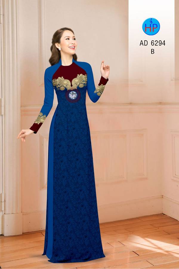 Vải Áo Dài Hoa Văn Mới Ra AD 6294 46 Vải Áo Dài Hoa Văn Mới Ra AD 6294