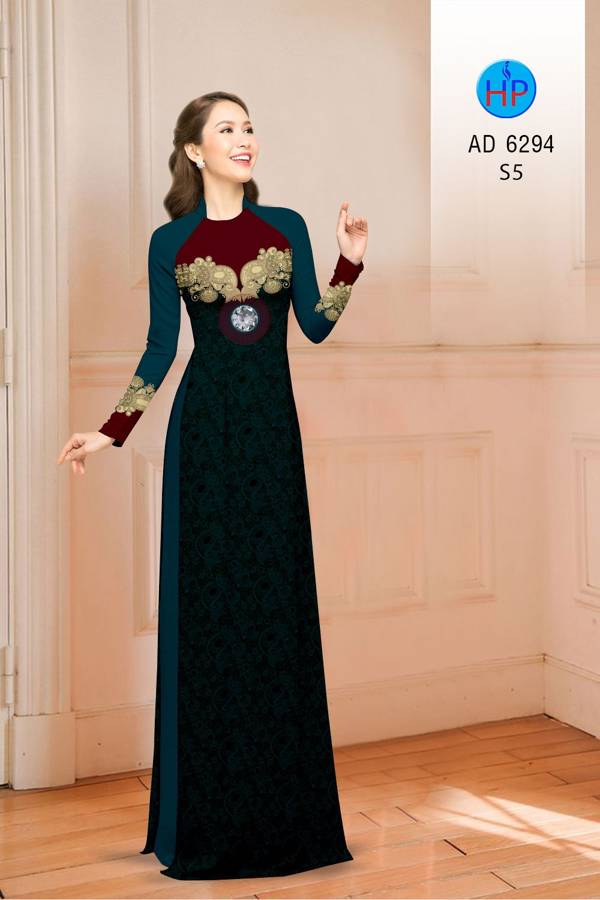 Vải Áo Dài Hoa Văn Mới Ra AD 6294 48 Vải Áo Dài Hoa Văn Mới Ra AD 6294