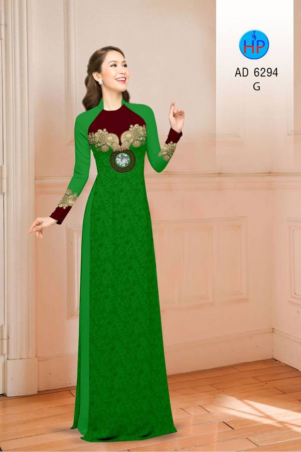 Vải Áo Dài Hoa Văn Mới Ra AD 6294 49 Vải Áo Dài Hoa Văn Mới Ra AD 6294
