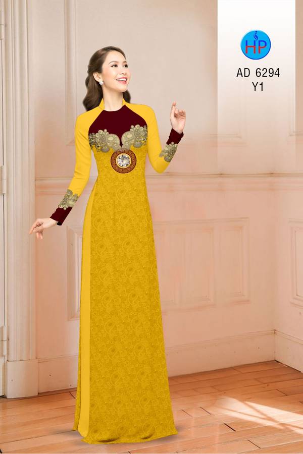 Vải Áo Dài Hoa Văn Mới Ra AD 6294 52 Vải Áo Dài Hoa Văn Mới Ra AD 6294