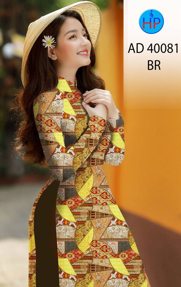 Vải Áo Dài Hoa Văn Kiểu Mới AD 40081 39 Vải Áo Dài Hoa Văn Kiểu Mới AD 40081