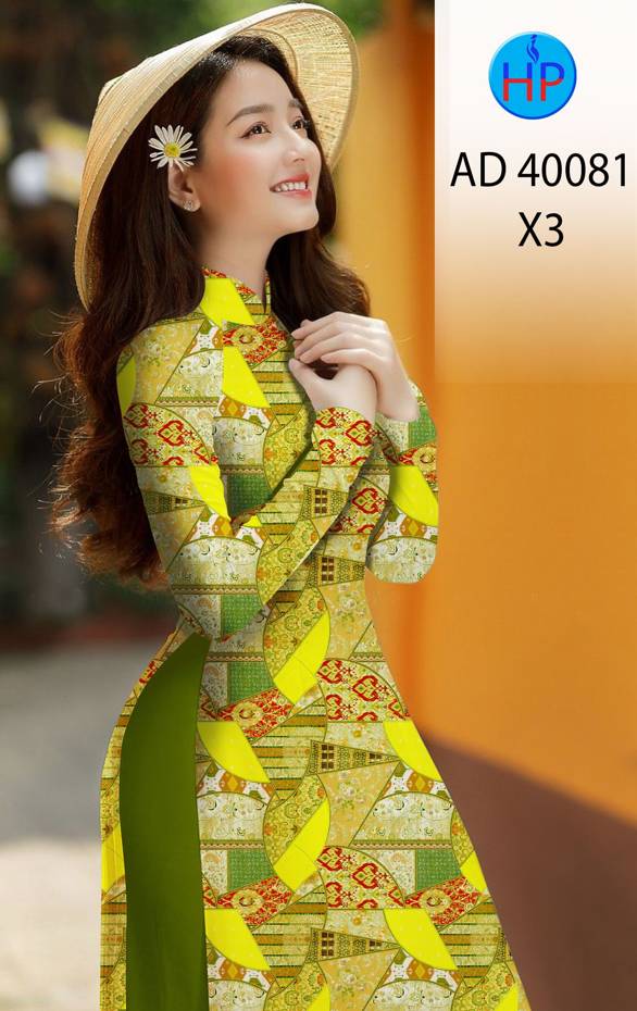 Vải Áo Dài Hoa Văn Kiểu Mới AD 40081 42 Vải Áo Dài Hoa Văn Kiểu Mới AD 40081