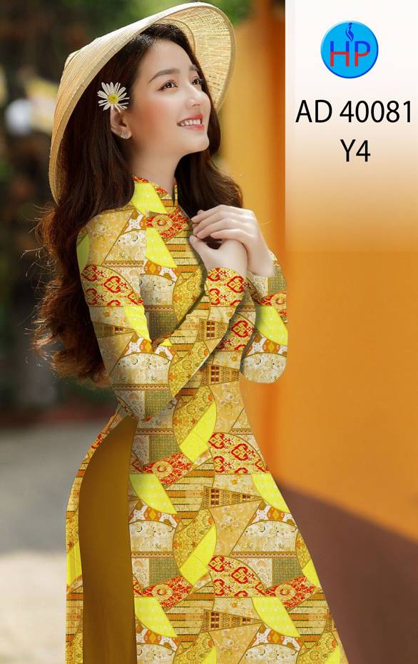 Vải Áo Dài Hoa Văn Kiểu Mới AD 40081 46 Vải Áo Dài Hoa Văn Kiểu Mới AD 40081