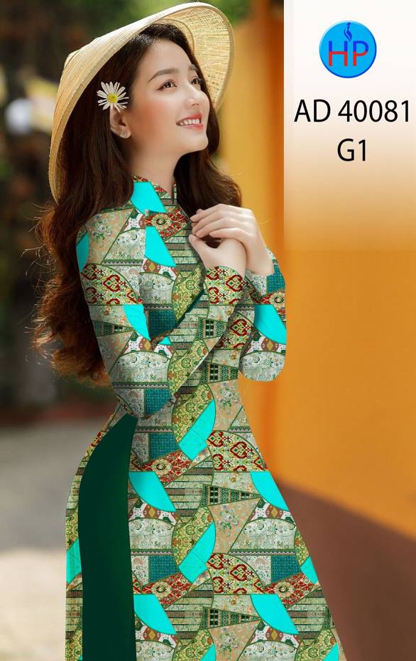 Vải Áo Dài Hoa Văn Kiểu Mới AD 40081 48 Vải Áo Dài Hoa Văn Kiểu Mới AD 40081