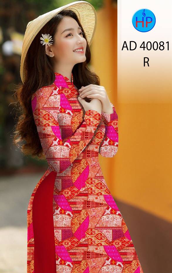 Vải Áo Dài Hoa Văn Kiểu Mới AD 40081 54 Vải Áo Dài Hoa Văn Kiểu Mới AD 40081