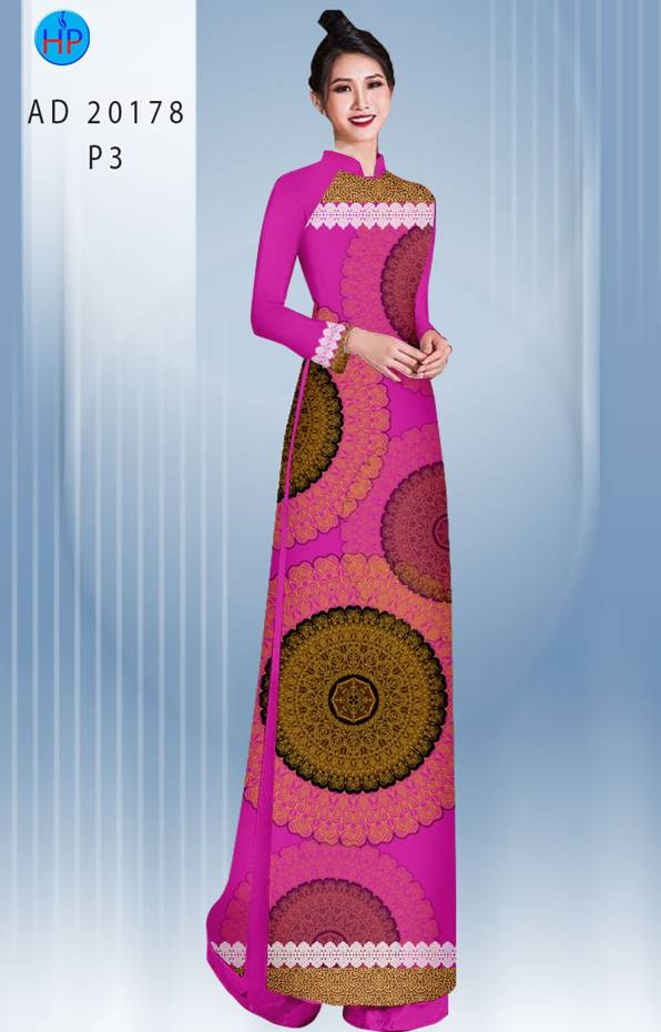 Vải Áo Dài Hoa Văn Vừa Ra AD 20178 40 Vải Áo Dài Hoa Văn Vừa Ra AD 20178