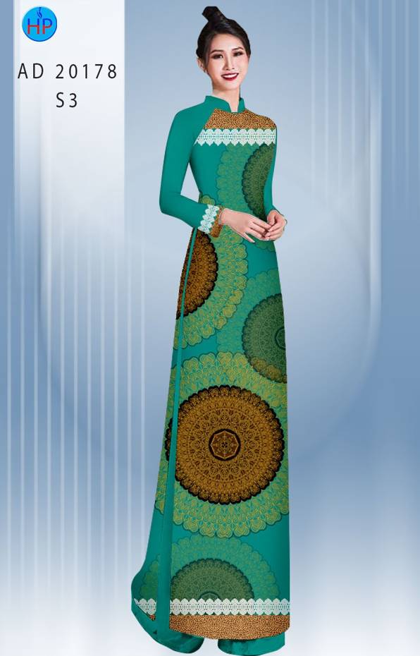 Vải Áo Dài Hoa Văn Vừa Ra AD 20178 42 Vải Áo Dài Hoa Văn Vừa Ra AD 20178