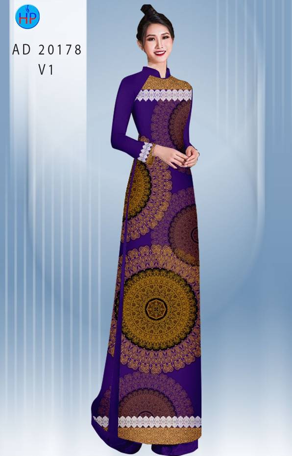 Vải Áo Dài Hoa Văn Vừa Ra AD 20178 48 Vải Áo Dài Hoa Văn Vừa Ra AD 20178