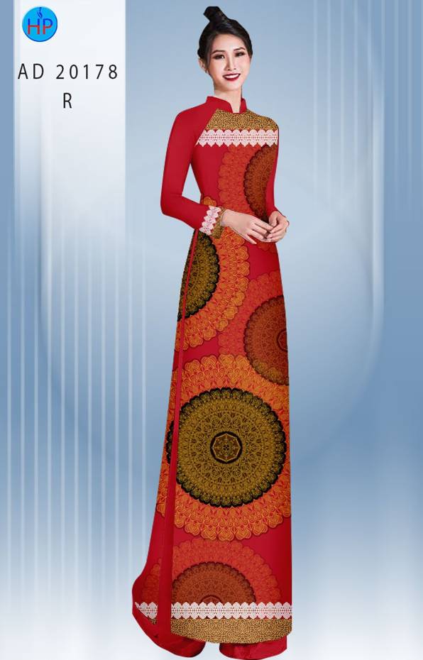 Vải Áo Dài Hoa Văn Vừa Ra AD 20178 50 Vải Áo Dài Hoa Văn Vừa Ra AD 20178