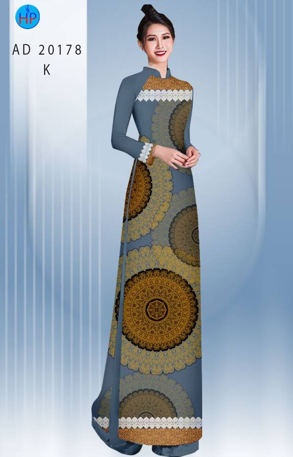 Vải Áo Dài Hoa Văn Vừa Ra AD 20178 52 Vải Áo Dài Hoa Văn Vừa Ra AD 20178