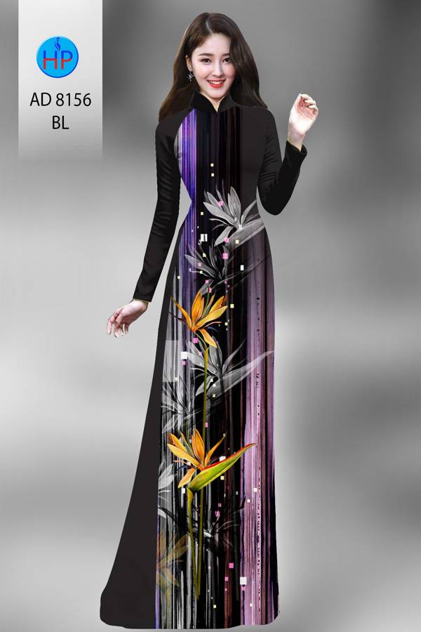 Vải Áo Dài Hoa Thiên Điểu Mới Ra AD 8156 47 Vải Áo Dài Hoa Thiên Điểu Mới Ra AD 8156