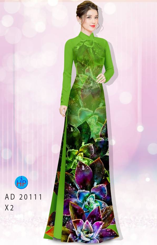 Vải Áo Dài Hoa In 3D Độc Đáo AD 20111 46 Vải Áo Dài Hoa In 3D Độc Đáo AD 20111