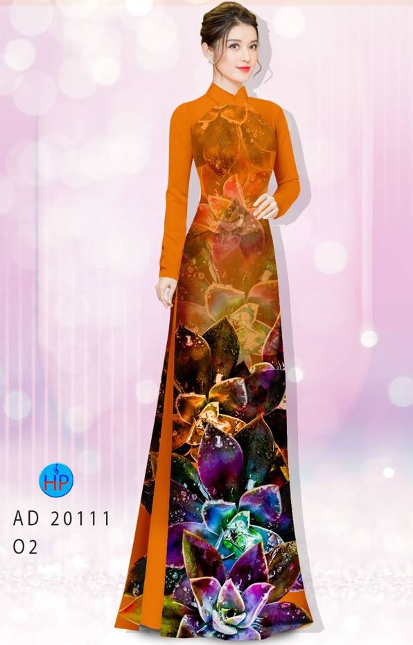Vải Áo Dài Hoa In 3D Độc Đáo AD 20111 47 Vải Áo Dài Hoa In 3D Độc Đáo AD 20111